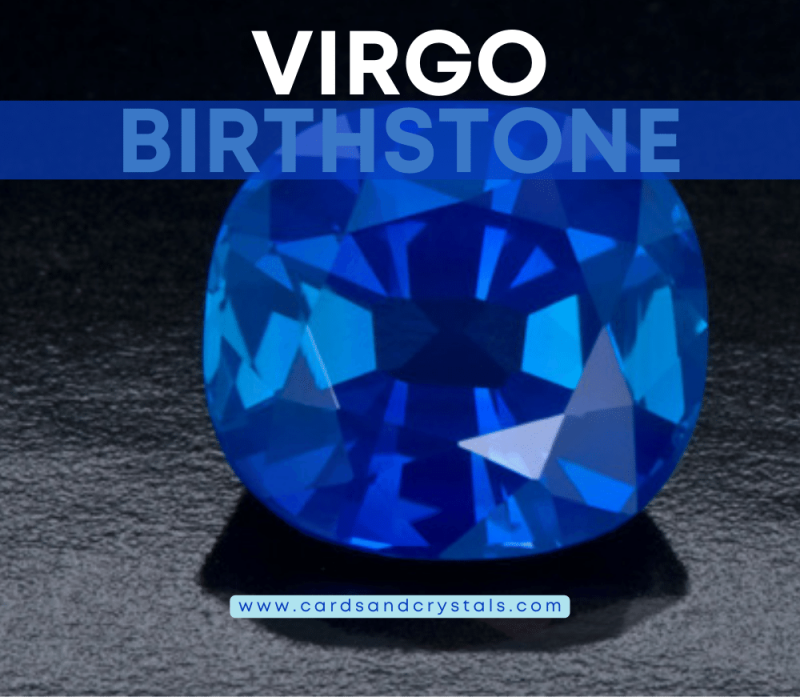 The Virgo Birthstone Color is Blue Sapphire