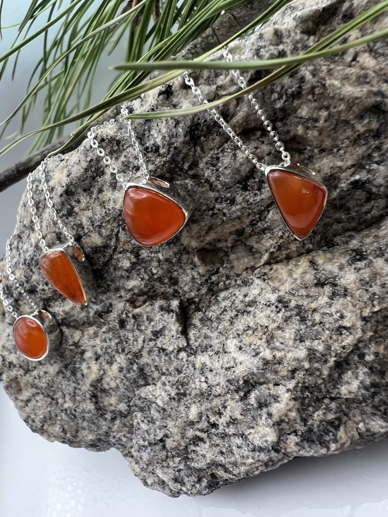 carnelian necklaces 3