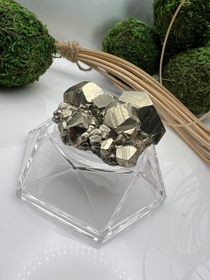 raw pyrite cluster
