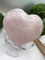 rose quartz hearts large