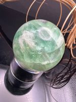 green fluorite sphere